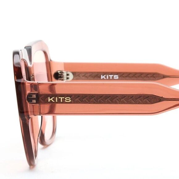 Kits Ace Womens Blush Square Frame Sunglasses. New With Tag NWT main image 6